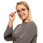 Lozza Blue Metal & Plastic Glasses (Frames)