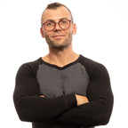 Lozza Red Plastic Glasses (Frames)