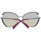 Emilio Pucci Gray Metal Sunglasses