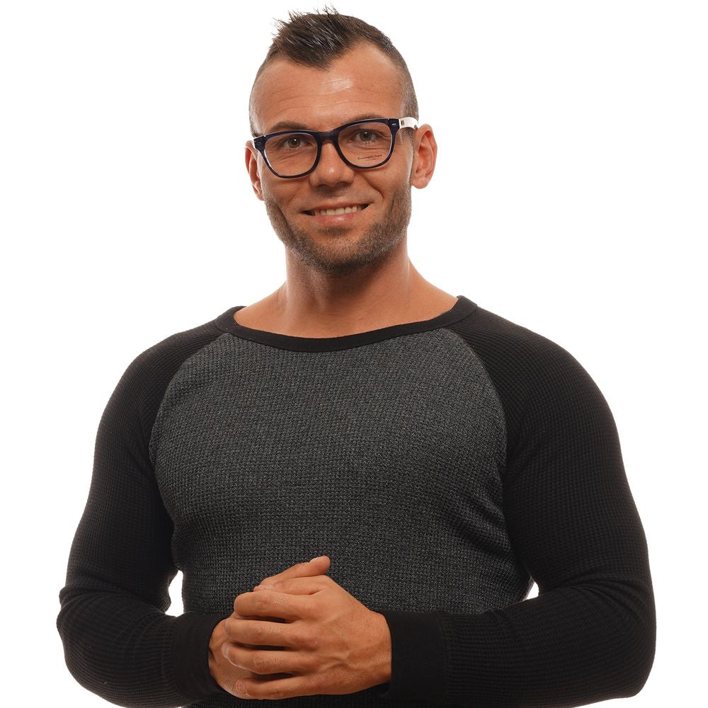 Ermenegildo Zegna Blue Plastic Glasses (Frames)