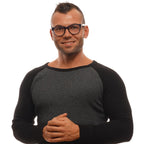 Ermenegildo Zegna Blue Plastic Glasses (Frames)