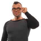 Ermenegildo Zegna Black Horn Glasses (Frames)