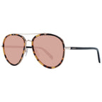 Emilio Pucci Brown Metal Sunglasses