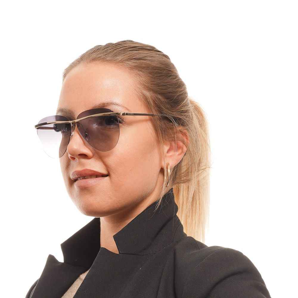 Max & Co Gold Metal Sunglasses