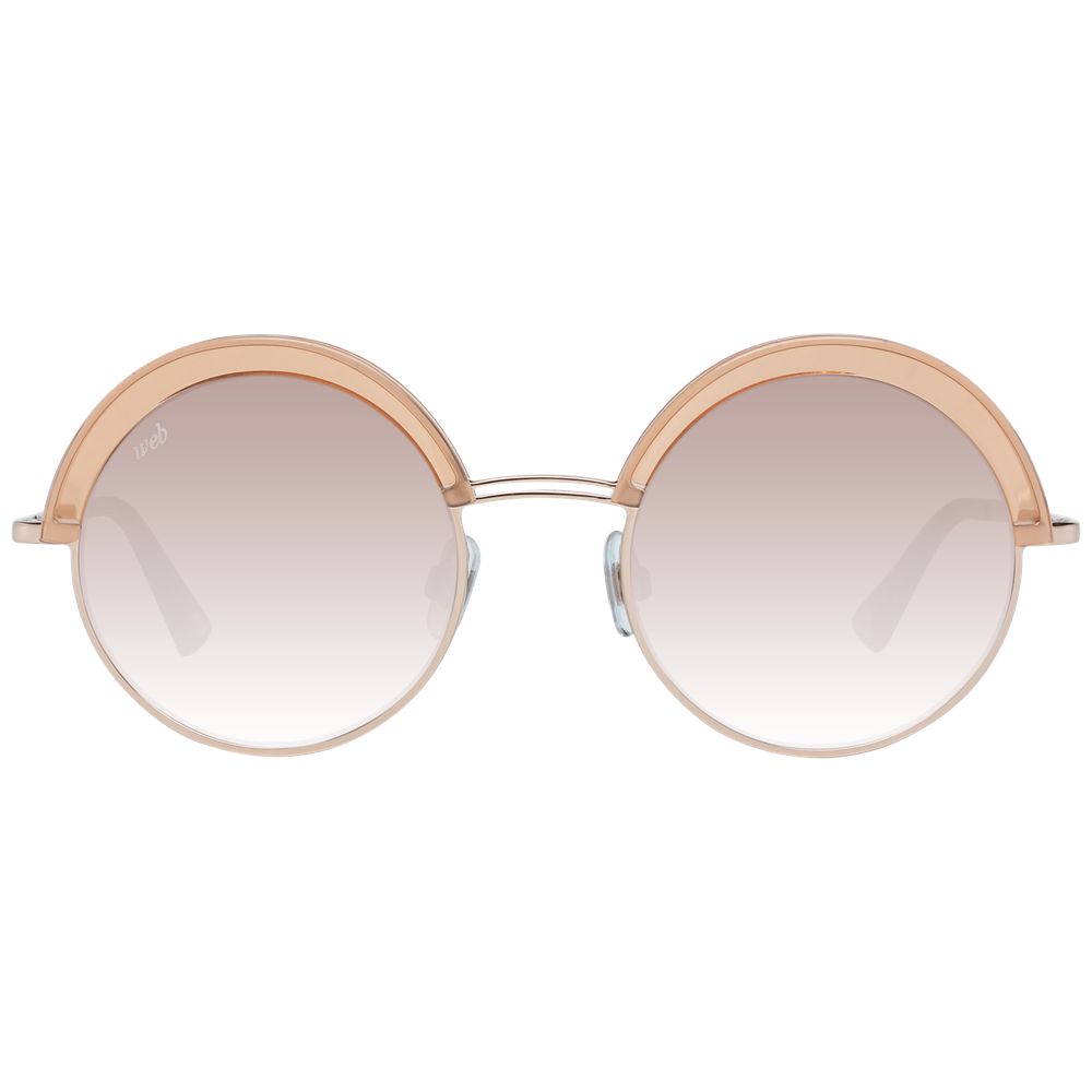 Web Rose Gold Metal & Plastic Sunglasses