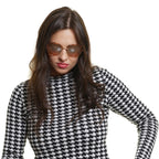 Web Rose Gold Metal & Plastic Sunglasses