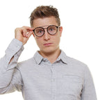 Police Brown Metal & Plastic Glasses (Frames)