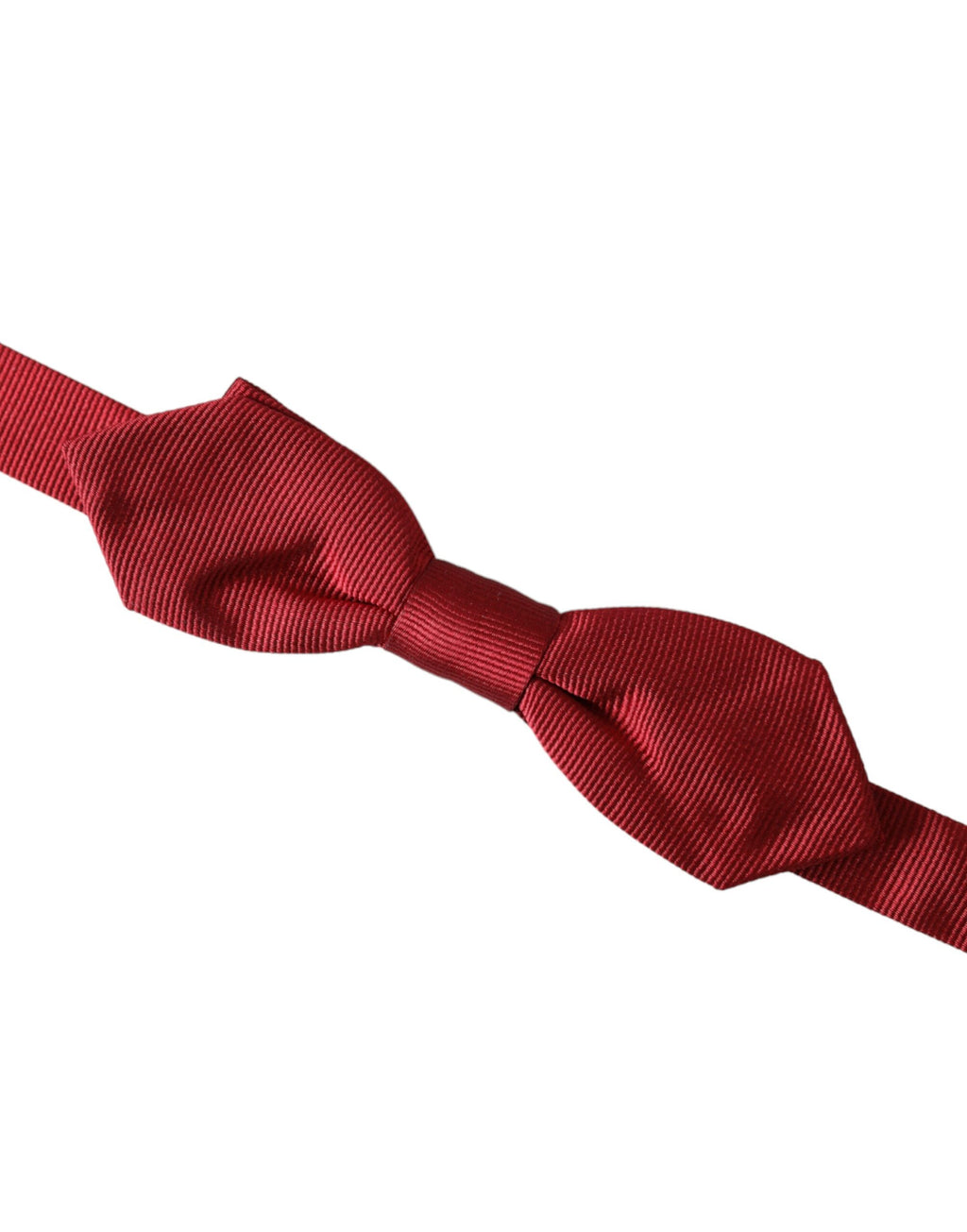 Dolce & Gabbana Red Silk Jacquard Adjustable Neck Men Bow Tie - Maison Luxe