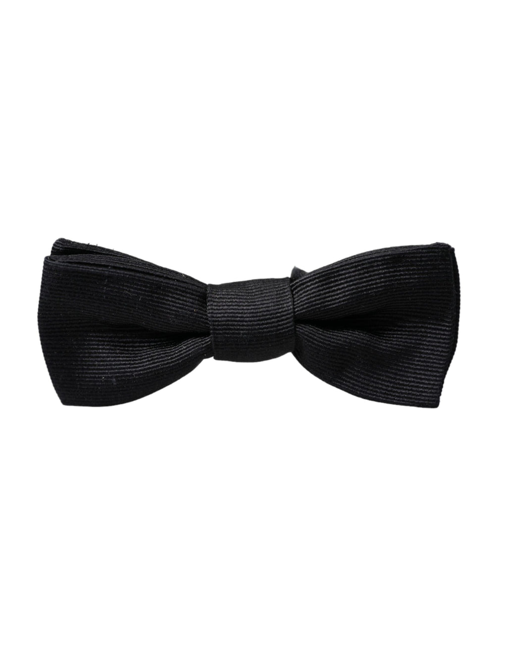 Dolce & Gabbana Black Silk Adjustable Neck Men Bow Tie - Maison Luxe