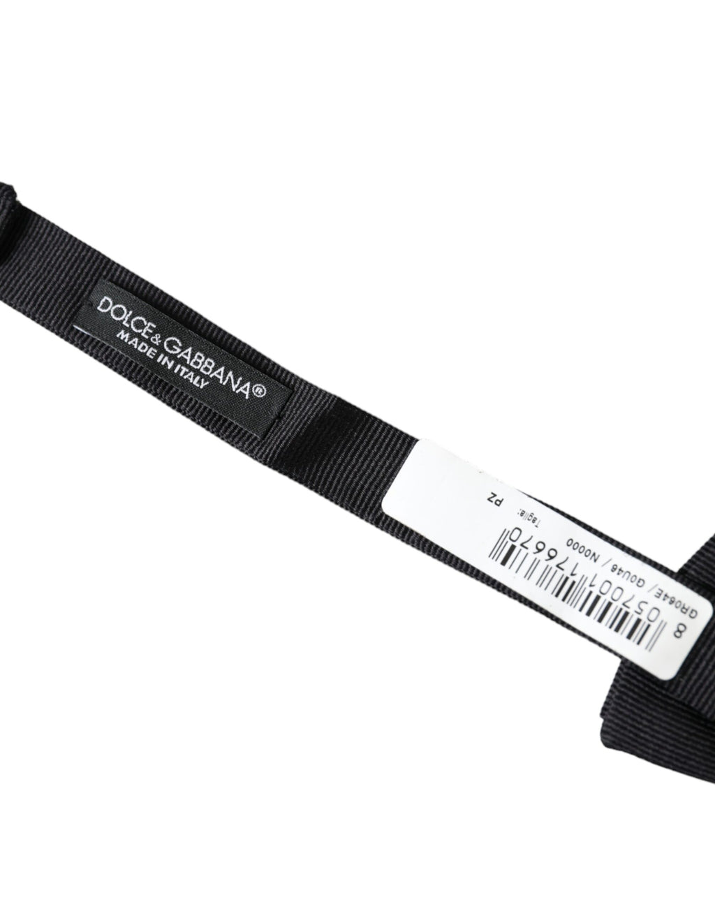 Dolce & Gabbana Black Silk Adjustable Neck Men Bow Tie - Maison Luxe