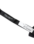 Dolce & Gabbana Black Silk Adjustable Neck Men Bow Tie - Maison Luxe