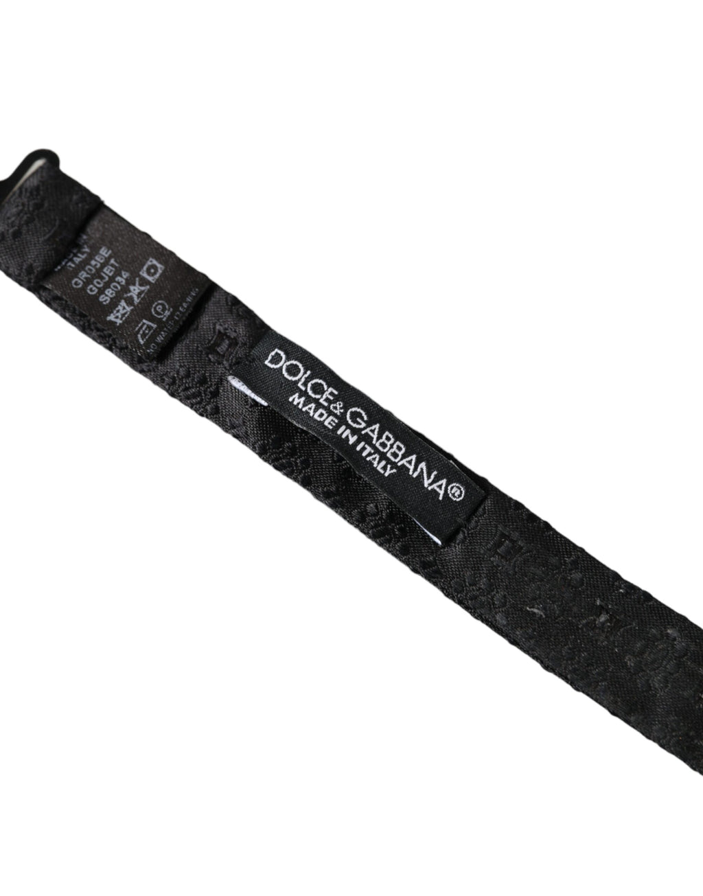 Dolce & Gabbana Black Silk Fantasy Adjustable Neck Men Bow Tie - Maison Luxe