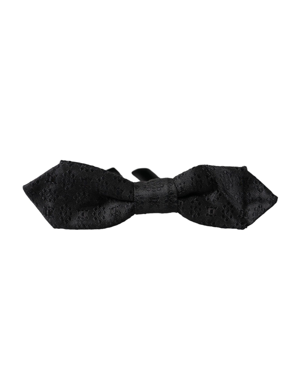 Dolce & Gabbana Black Silk Fantasy Adjustable Neck Men Bow Tie - Maison Luxe