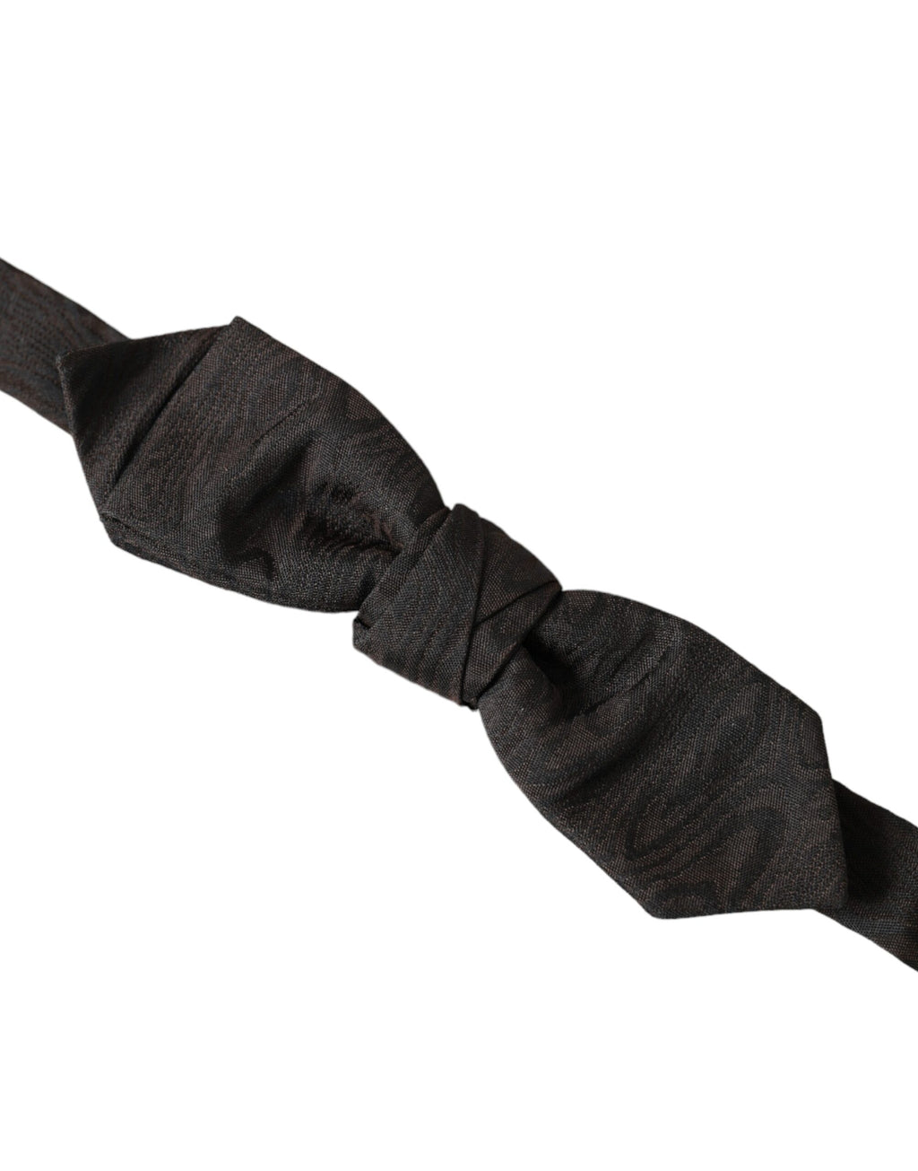 Dolce & Gabbana Black Silk Adjustable Neck Men Bow Tie - Maison Luxe