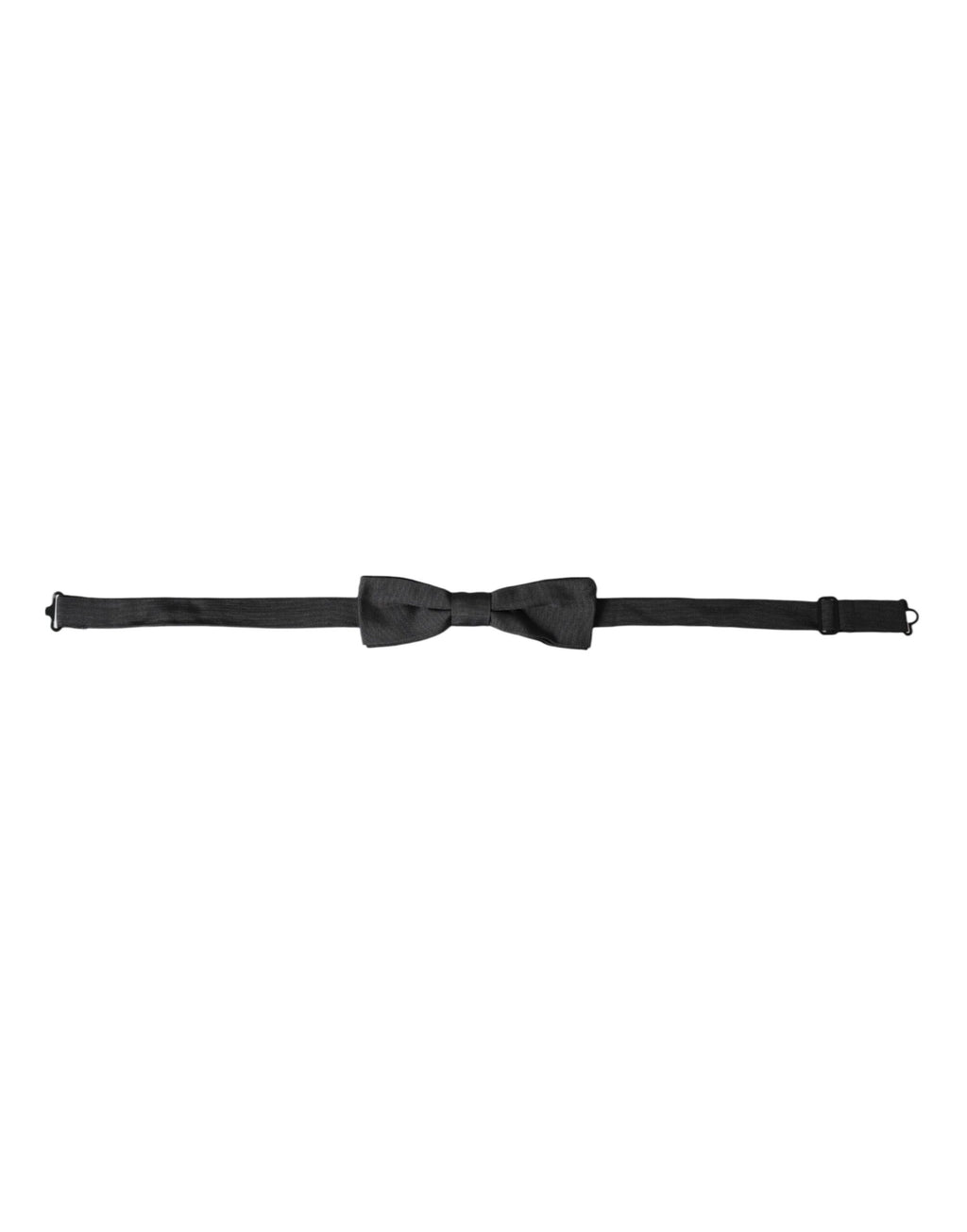 Dolce & Gabbana Black Silk Adjustable Neck Men Bow Tie - Maison Luxe