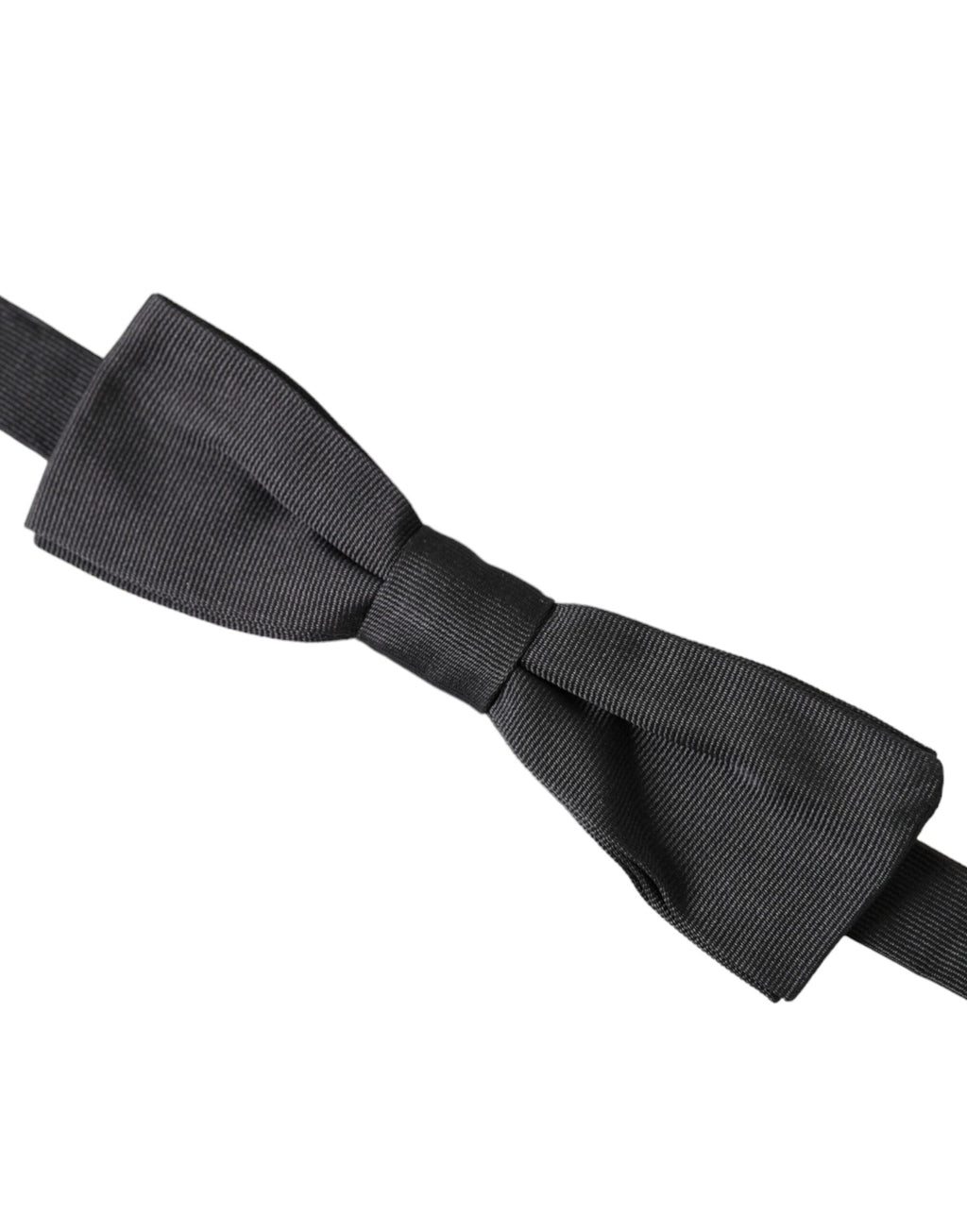 Dolce & Gabbana Black Silk Adjustable Neck Men Bow Tie - Maison Luxe