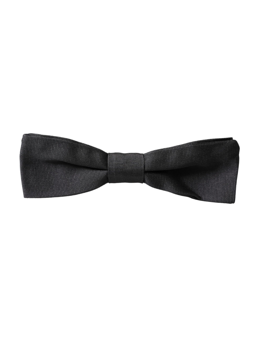 Dolce & Gabbana Black Silk Adjustable Neck Men Bow Tie - Maison Luxe