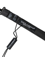 Dolce & Gabbana Black Silk Adjustable Neck Men Bow Tie - Maison Luxe