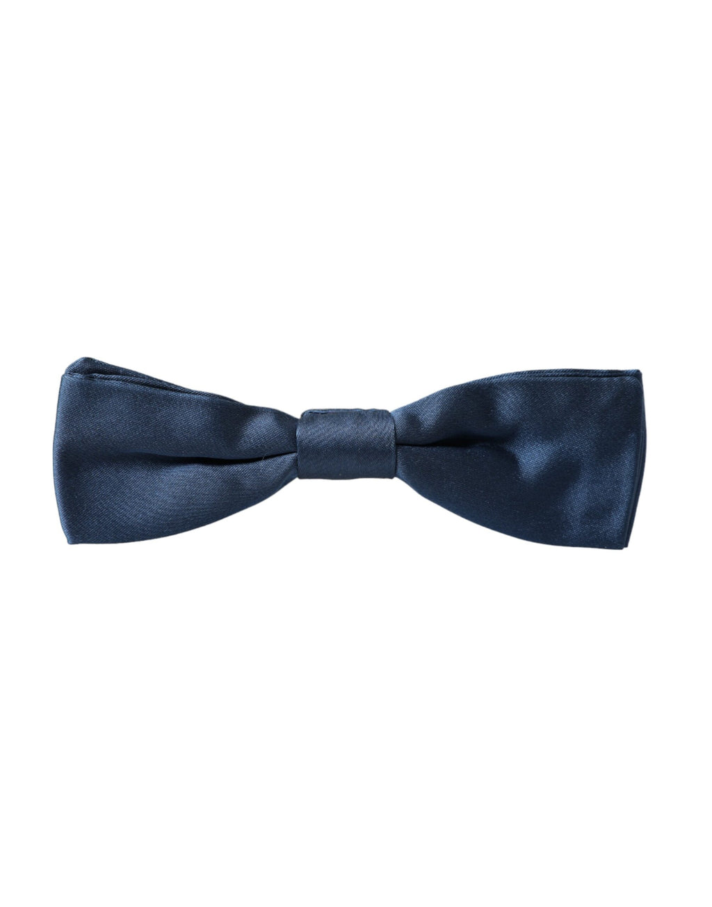 Dolce & Gabbana Blue Satin Silk Adjustable Neck Men Bow Tie - Maison Luxe