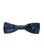 Dolce & Gabbana Blue Satin Silk Adjustable Neck Men Bow Tie - Maison Luxe