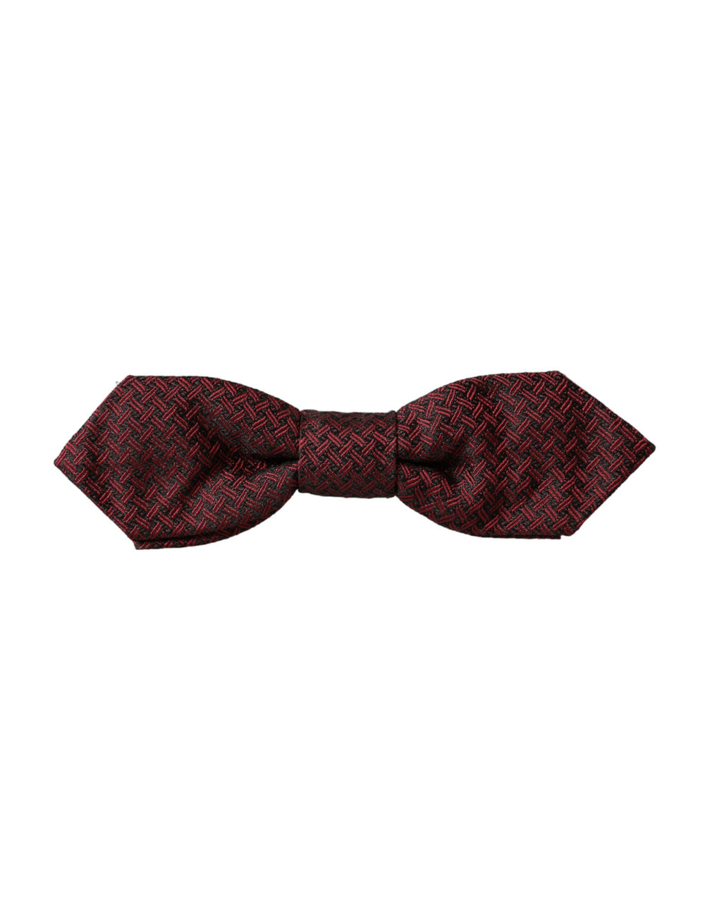 Dolce & Gabbana Red Silk Fantasy Adjustable Neck Men Bow Tie - Maison Luxe