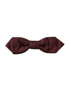 Dolce & Gabbana Red Silk Fantasy Adjustable Neck Men Bow Tie - Maison Luxe