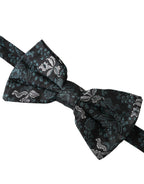 Dolce & Gabbana Multicolor Fantasy Floral Silk Adjustable Neck Men Bow Tie - Maison Luxe