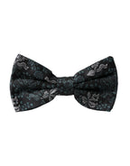 Dolce & Gabbana Multicolor Fantasy Floral Silk Adjustable Neck Men Bow Tie - Maison Luxe
