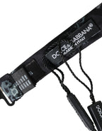 Dolce & Gabbana Black Floral Silk Adjustable Neck Men Bow Tie - Maison Luxe