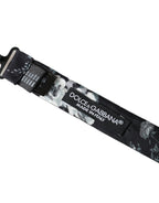 Dolce & Gabbana Black Floral Fantasy Adjustable Neck Men Bow Tie - Maison Luxe