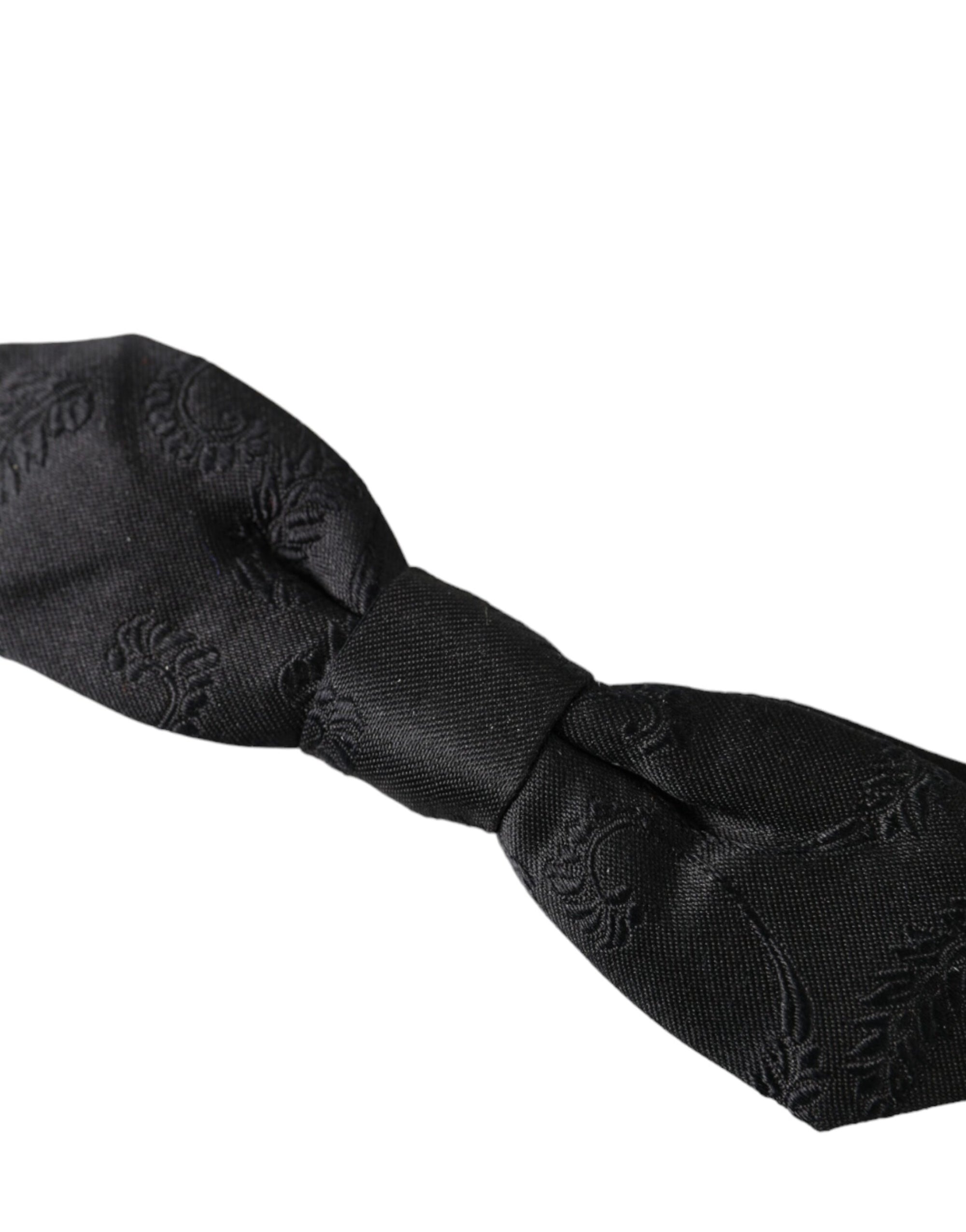 Dolce & Gabbana Multicolor Fantasy Silk Adjustable Neck Bow Tie - Maison Luxe