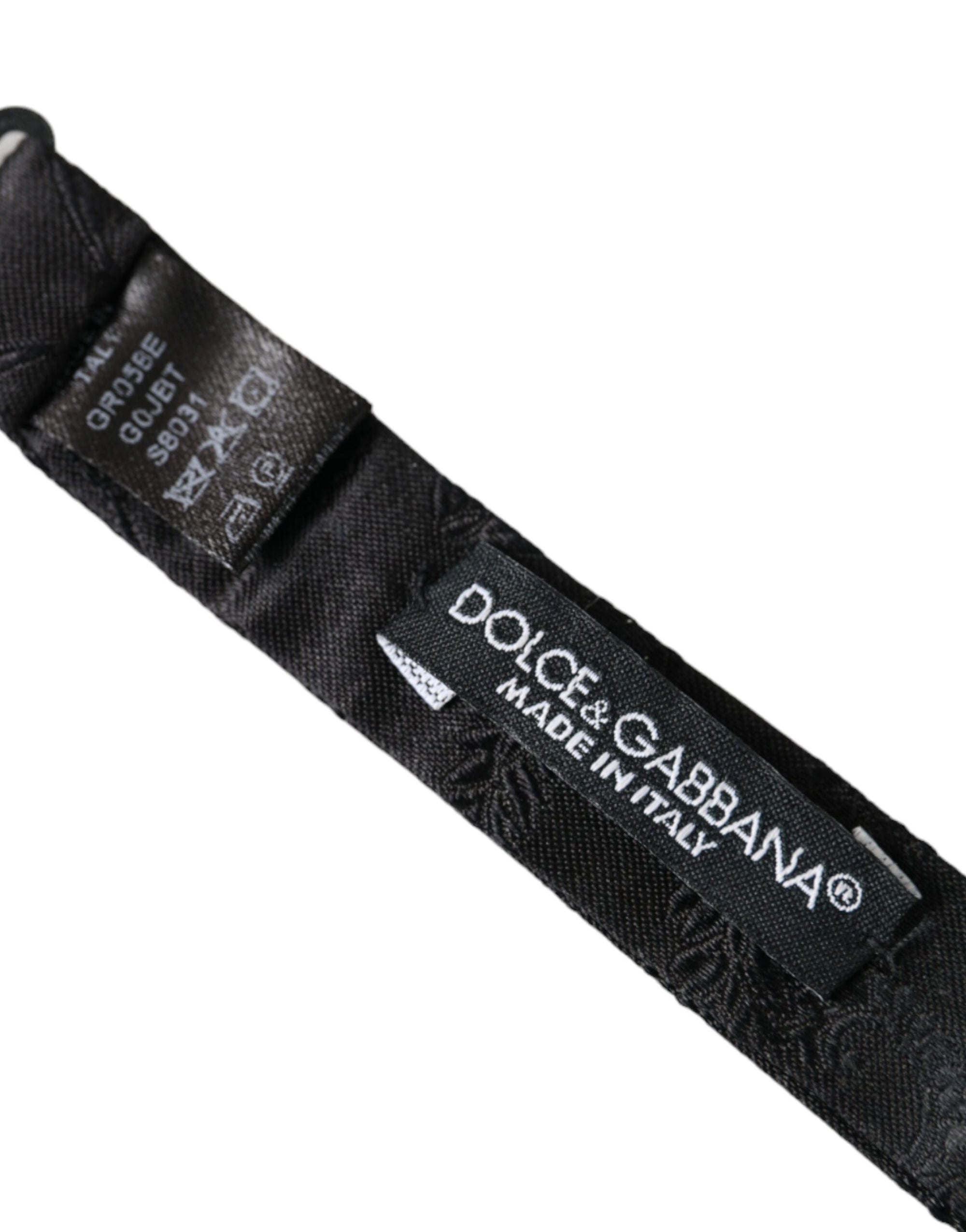 Dolce & Gabbana Multicolor Fantasy Silk Adjustable Neck Bow Tie - Maison Luxe