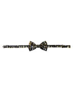 Dolce & Gabbana Black Silk Cocktail Adjustable Neck Men Bow Tie - Maison Luxe