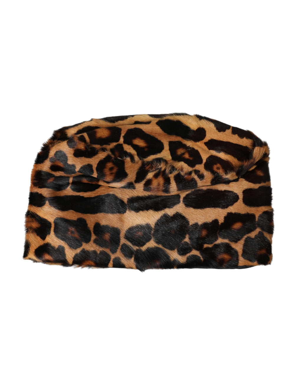 Dolce & Gabbana Brown Leopard Fur Women Bucket Hat - Maison Luxe