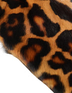 Dolce & Gabbana Brown Leopard Fur Women Bucket Hat - Maison Luxe