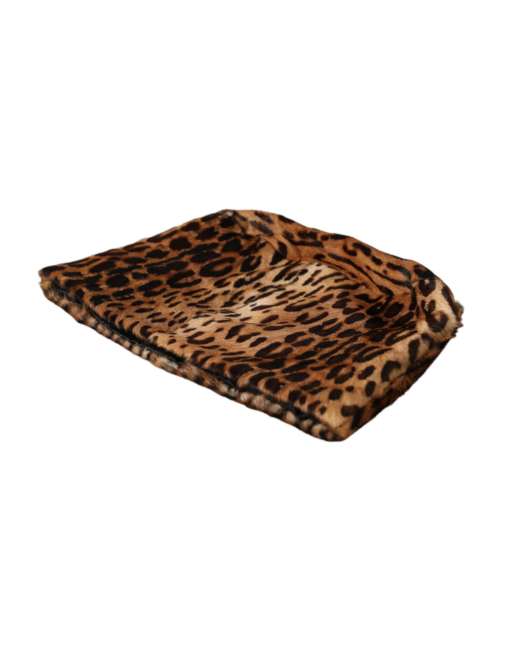 Dolce & Gabbana Brown Leopard Fur Women Bucket Hat - Maison Luxe