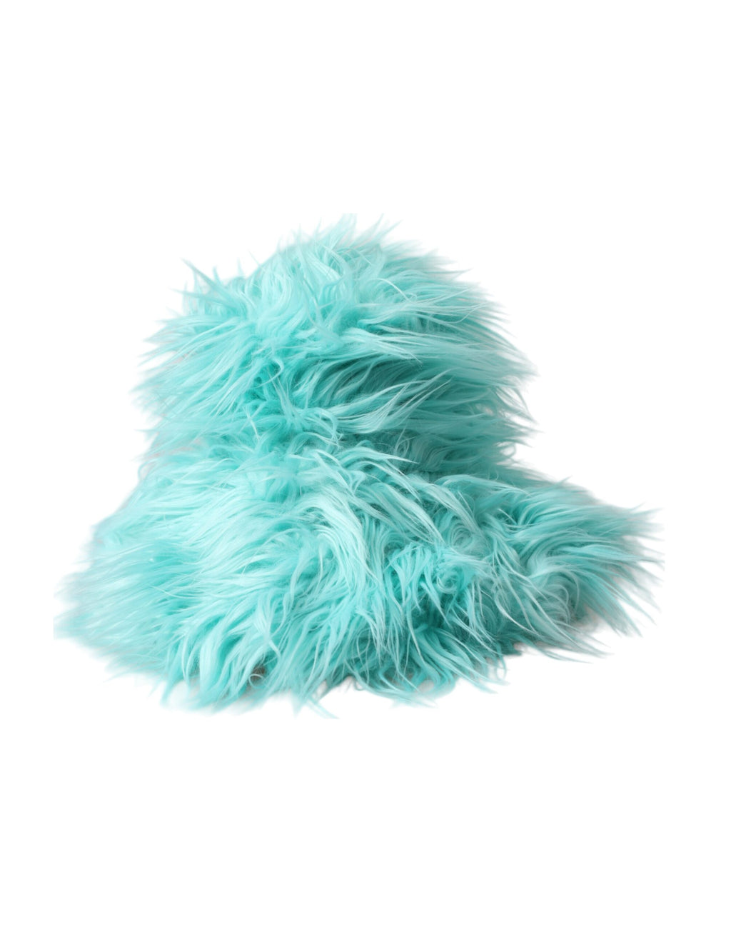 Dolce & Gabbana Mint Green Acrylic Fur Womens Bucket Hat - Maison Luxe