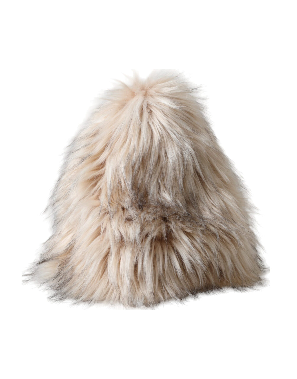 Dolce & Gabbana Beige Acrylic Fur Women Bucket Hat - Maison Luxe