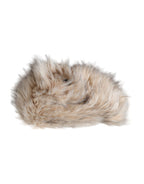 Dolce & Gabbana Beige Acrylic Fur Women Bucket Hat - Maison Luxe