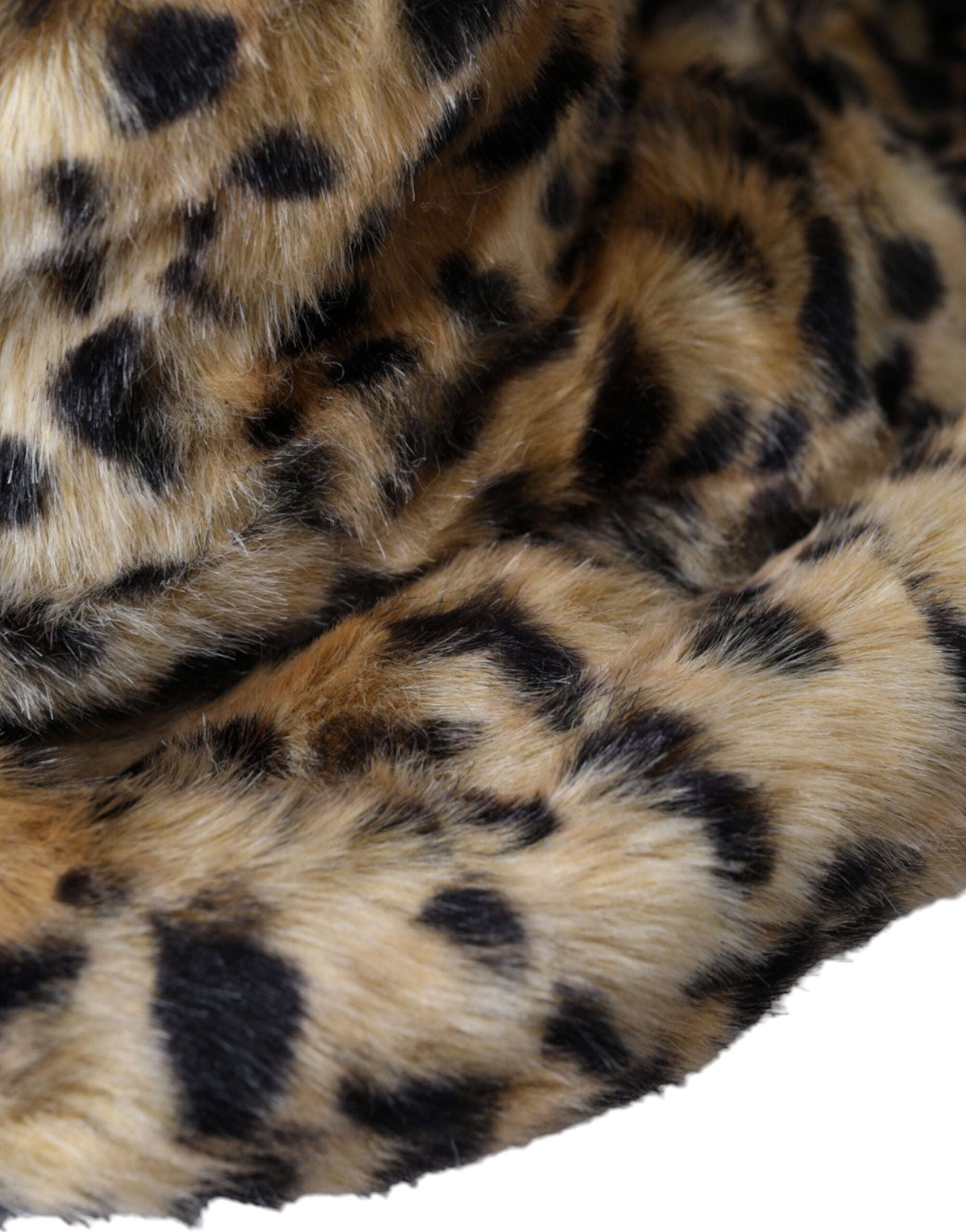 Dolce & Gabbana Brown Leopard Fur Women Bucket Hat - Maison Luxe