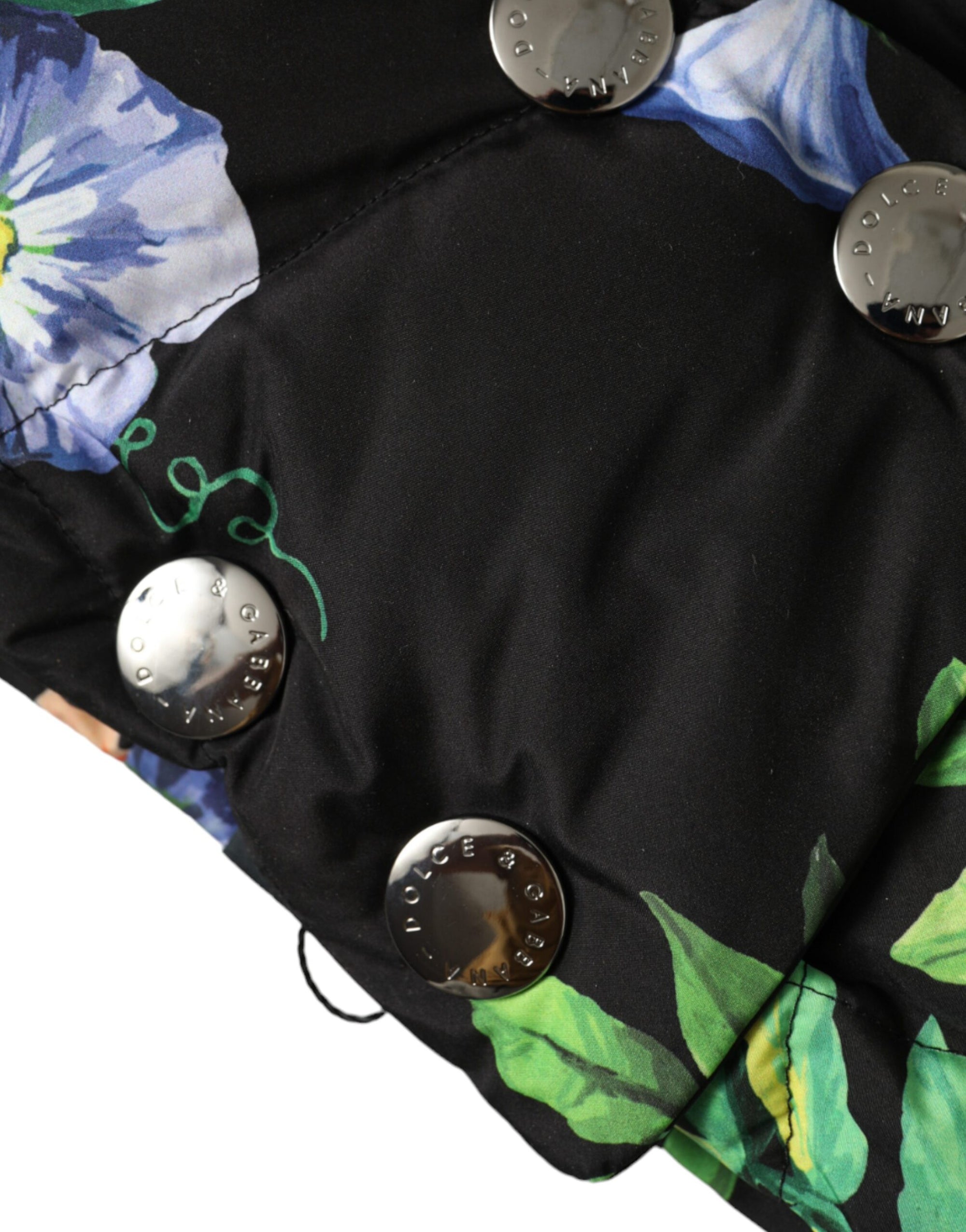 Dolce & Gabbana Black Floral Print Whole Head Wrap Hat - Maison Luxe