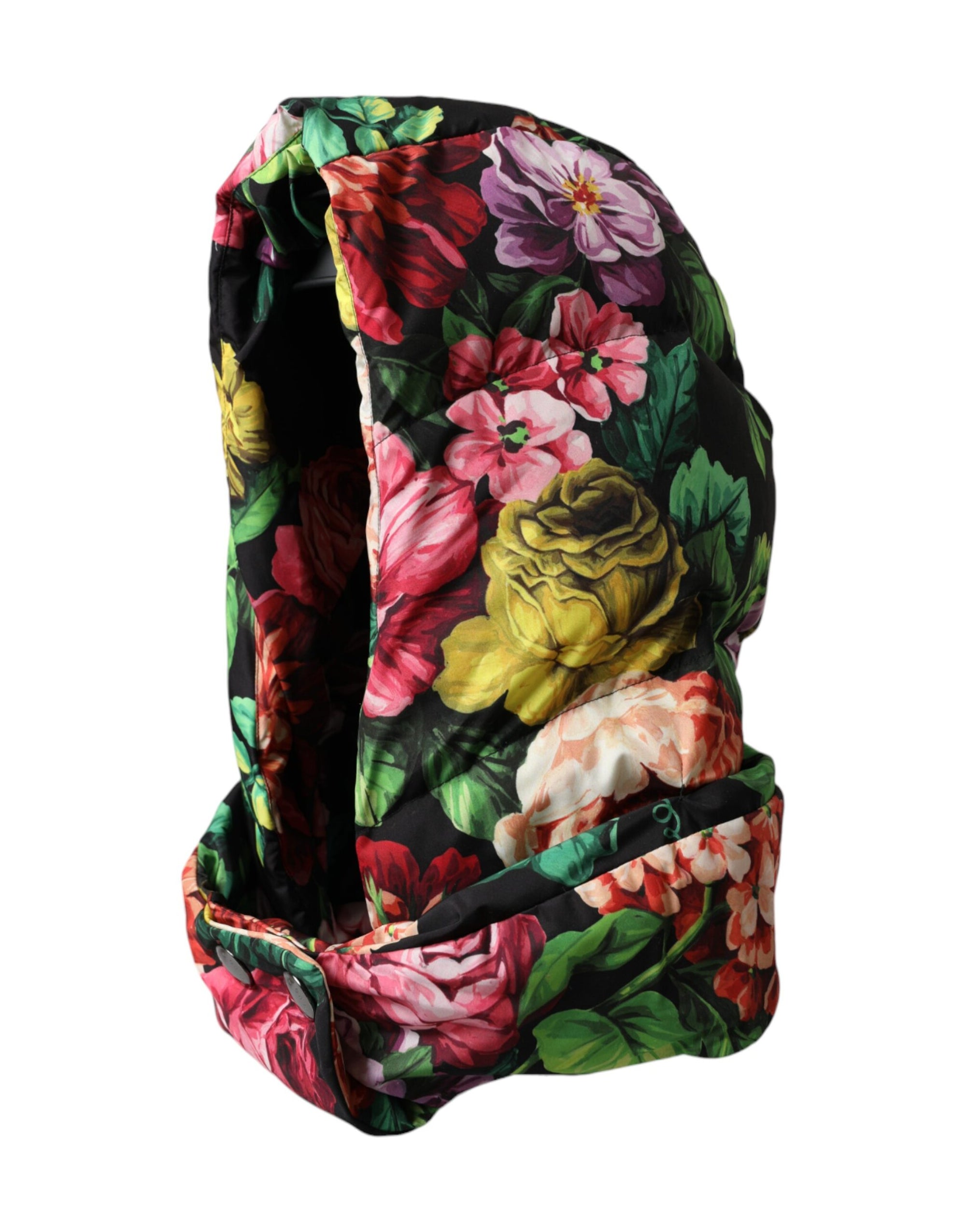 Dolce & Gabbana Hat Multicolor Floral Whole Head Wrap Hat - Maison Luxe