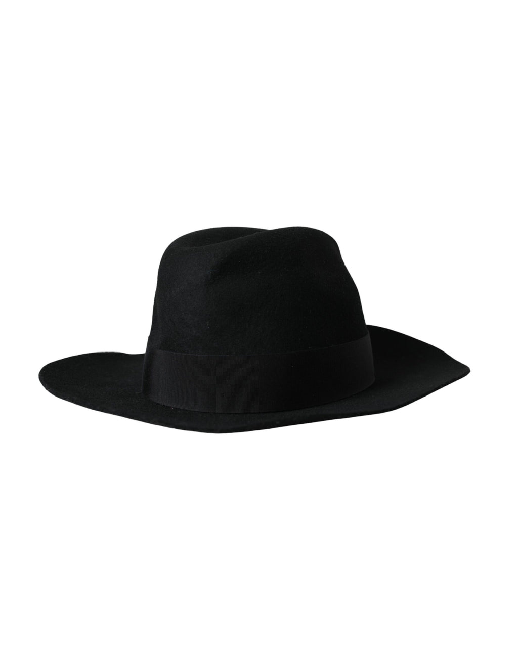 Dolce & Gabbana Black Rabbit Fedora Trilby Women Hat - Maison Luxe