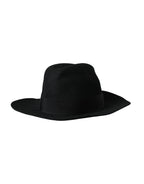 Dolce & Gabbana Black Rabbit Fedora Trilby Women Hat - Maison Luxe