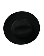Dolce & Gabbana Black Rabbit Fedora Trilby Women Hat - Maison Luxe