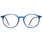 Ermenegildo Zegna Blue Plastic & Titanium Glasses (Frames)