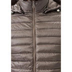 Add Gray Polyamide Men Jacket