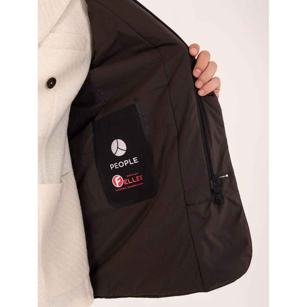 People Of Shibuya Brown Polyester Men Jacket