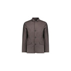 People Of Shibuya Brown Polyester Men Jacket
