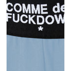 Comme Des Fuckdown Blue Polyester Women Palazzo Pants